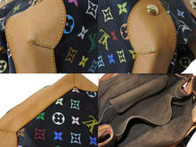 Load image into Gallery viewer, 極美品 LOUISVUITTON ルイヴィトン モノグラム マルチカラー 村上隆 ウルスラ ブラック ハンドバッグ M40124 中古 4b002105