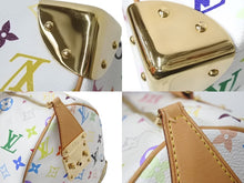 Load image into Gallery viewer, 極美品 LOUIS VUITTON ルイヴィトン スピーディ30 ハンドバッグ M92643 モノグラム マルチカラー 村上隆 ホワイト 中古 4b002106