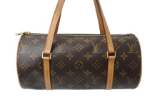 Load image into Gallery viewer, 極美品 LOUIS VUITTON ルイヴィトン パピヨン26 ハンドバッグ M51366 モノグラム PVC レザー ブラウン ゴールド金具 中古 4b002110
