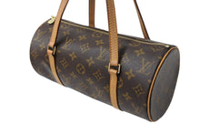 Load image into Gallery viewer, 極美品 LOUIS VUITTON ルイヴィトン パピヨン26 ハンドバッグ M51366 モノグラム PVC レザー ブラウン ゴールド金具 中古 4b002110