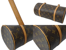 Load image into Gallery viewer, 極美品 LOUIS VUITTON ルイヴィトン パピヨン26 ハンドバッグ M51366 モノグラム PVC レザー ブラウン ゴールド金具 中古 4b002110