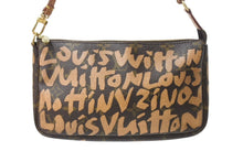 画像をギャラリービューアに読み込む, LOUIS VUITTON ルイヴィトン ポシェットアクセソワ―ル ポーチ M92193 モノグラム グラフィティ ブラウン PVC 美品 中古 4b002111