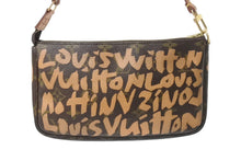 画像をギャラリービューアに読み込む, LOUIS VUITTON ルイヴィトン ポシェットアクセソワ―ル ポーチ M92193 モノグラム グラフィティ ブラウン PVC 美品 中古 4b002111