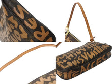 画像をギャラリービューアに読み込む, LOUIS VUITTON ルイヴィトン ポシェットアクセソワ―ル ポーチ M92193 モノグラム グラフィティ ブラウン PVC 美品 中古 4b002111