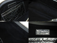 画像をギャラリービューアに読み込む, 新品同様 BALENCIAGA バレンシアガ LE CAGOLE ルカゴール ミニショルダーバッグ 695814 レザー 2way スタッズ シルバー 中古 4b002113