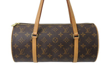 Load image into Gallery viewer, LOUIS VUITTON ルイヴィトン パピヨン26 ハンドバッグ M51366 モノグラム PVC レザー ブラウン ゴールド金具 美品 中古 4b002122