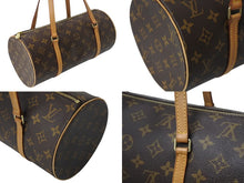 Load image into Gallery viewer, LOUIS VUITTON ルイヴィトン パピヨン26 ハンドバッグ M51366 モノグラム PVC レザー ブラウン ゴールド金具 美品 中古 4b002122