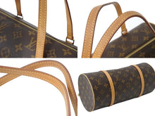 Load image into Gallery viewer, LOUIS VUITTON ルイヴィトン パピヨン26 ハンドバッグ M51366 モノグラム PVC レザー ブラウン ゴールド金具 美品 中古 4b002122