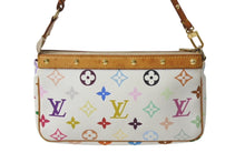 画像をギャラリービューアに読み込む, LOUIS VUITTON ルイヴィトン ポシェット アクセソワール アクセサリーポーチ M92649 モノグラム マルチカラー 村上隆 美品 中古 4b002125