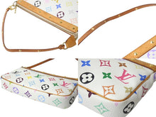 画像をギャラリービューアに読み込む, LOUIS VUITTON ルイヴィトン ポシェット アクセソワール アクセサリーポーチ M92649 モノグラム マルチカラー 村上隆 美品 中古 4b002125