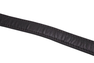 No-brand Kelly type shoulder strap accessory Brown leather Gold hardware Good condition Used 21264