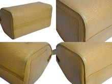 Load image into Gallery viewer, LOUIS VUITTON ルイヴィトン スピーディ25 ハンドバッグ ボストンバッグ M43019 エピレザー イエロー ゴールド金具 美品 中古 4b002127