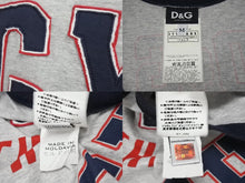 画像をギャラリービューアに読み込む, Dolce&amp;Gabbana ドルチェ&amp;ガッバーナ 1970’s Gym on the Beach 切り返し パッチワーク タンクトップ メンズ サイズ M グレー トリコカラー 美品 中古 4b002131