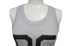 画像をギャラリービューアに読み込む, 新品未使用 DOLCE&amp;GABBANA ドルチェアンドガッバーナ DG ロゴ タンクトップ ライトグレー コットン HTJ27 サイズ38 中古 4b002132