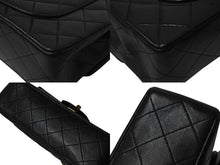 Load image into Gallery viewer, 極美品 CHANEL シャネル マトラッセ23 Wフラップ Wチェーンショルダーバッグ 3番台 ラムスキン ココマーク ブラック ゴールド金具 中古 4b002134