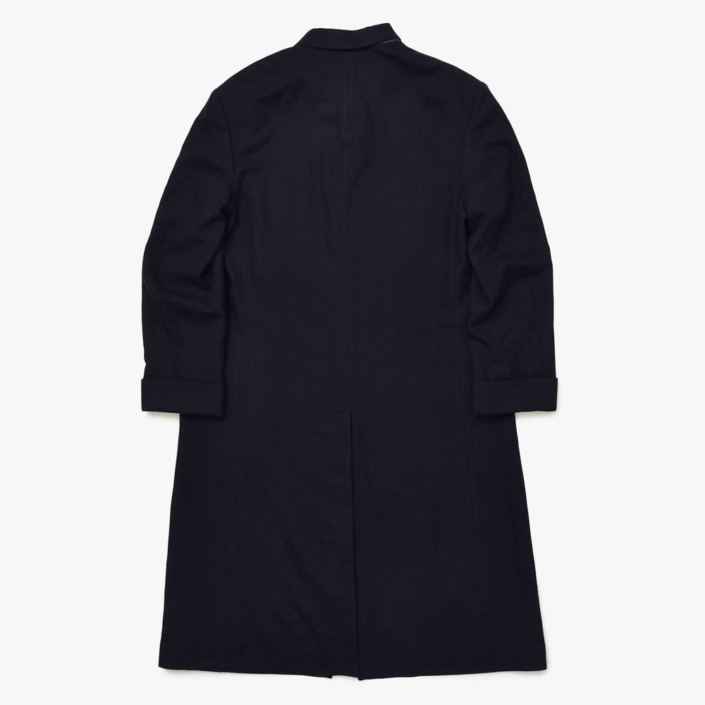 極美品 Y's for men ワイズフォーメン ヨウジヤマモト ウールギャバジン製ドクタージャケット チェスターコート アウター ブラック ウール MO-JO2-101 中古 4a002164