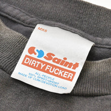 画像をギャラリービューアに読み込む, 新品未使用 SAINT Mxxxxxx セントマイケル MARIA SS TEE 聖母マリア ブラック ヴィンテージ加工 稲妻 Lサイズ 中古 4a002168