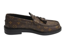 画像をギャラリービューアに読み込む, 極美品 LOUIS VUITTON ルイヴィトン NIGO モノグラムタッセルローファー 1A7YGN ヴォルテールライン モノグラムキャンバスブラウン 中古 4b002181