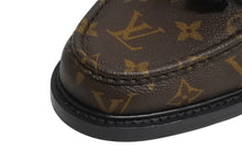 画像をギャラリービューアに読み込む, 極美品 LOUIS VUITTON ルイヴィトン NIGO モノグラムタッセルローファー 1A7YGN ヴォルテールライン モノグラムキャンバスブラウン 中古 4b002181