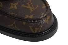 画像をギャラリービューアに読み込む, 極美品 LOUIS VUITTON ルイヴィトン NIGO モノグラムタッセルローファー 1A7YGN ヴォルテールライン モノグラムキャンバスブラウン 中古 4b002181