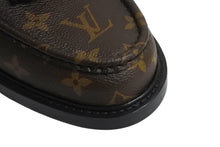 画像をギャラリービューアに読み込む, 極美品 LOUIS VUITTON ルイヴィトン NIGO モノグラムタッセルローファー 1A7YGN ヴォルテールライン モノグラムキャンバスブラウン 中古 4b002181