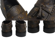 画像をギャラリービューアに読み込む, 極美品 LOUIS VUITTON ルイヴィトン NIGO モノグラムタッセルローファー 1A7YGN ヴォルテールライン モノグラムキャンバスブラウン 中古 4b002181