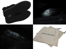 画像をギャラリービューアに読み込む, 新品同様 LOUIS VUITTON ルイヴィトン NIGO コージーライン ムートンボアブーツ BM0250 ブラック ブラウン サイズ9.5 中古 4b002197