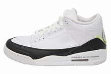画像をギャラリービューアに読み込む, 未使用 NIKE ナイキ FRAGMENT フラグメント AIR JORDAN 3 エア ジョーダン レトロ DA3595-100 ハイカット 27cm ホワイト 22037