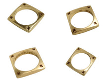 画像をギャラリービューアに読み込む, CHROME HEARTS クロムハーツ スクエアサークル リング 重量約8.4g 22K サイズ 11.5号 22K刻印 ゴールド 美品 中古 4b002211