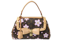 Load image into Gallery viewer, 極美品 LOUIS VUITTON ルイヴィトン サックレトロPM マロン ハンドバッグ M92012 モノグラムチェリーブロッサム ブラウン 中古 4b002223