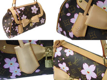 Load image into Gallery viewer, 極美品 LOUIS VUITTON ルイヴィトン サックレトロPM マロン ハンドバッグ M92012 モノグラムチェリーブロッサム ブラウン 中古 4b002223