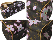 Load image into Gallery viewer, 極美品 LOUIS VUITTON ルイヴィトン サックレトロPM マロン ハンドバッグ M92012 モノグラムチェリーブロッサム ブラウン 中古 4b002223