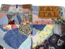 Load image into Gallery viewer, KAPITAL キャピタル パッチフレア デニムパンツ 異素材 K1704LP167 コットン ブルー マルチカラー サイズ30 美品 中古 4b002285
