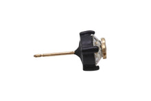 Load image into Gallery viewer, CHANEL シャネル ココマーク ピアス 重量約2.9g 02A刻印 メタル ラインストーン GP ゴールド クリア ブラック 両耳用 美品 中古 4b001050