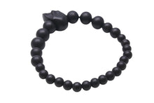 画像をギャラリービューアに読み込む, ALEXANDER MCQUEEN アレキサンダー マックイーン Skull Multibeaded Bracelet スカル ブレスレット ブラック 美品 中古 4b000229