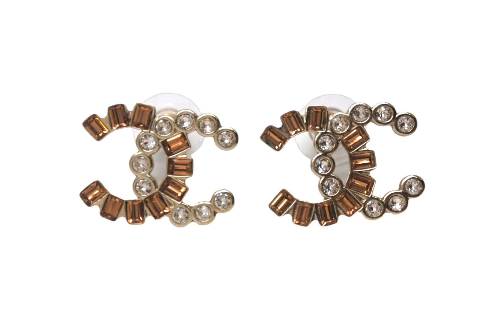 CHANEL シャネル　ヴィンテージ　ピアス　ブロンズカラー CHANEL/シャネル】ココマーク フープピアス ゴールド系｜ヴァル