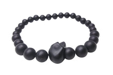 画像をギャラリービューアに読み込む, ALEXANDER MCQUEEN アレキサンダー マックイーン Skull Multibeaded Bracelet スカル ブレスレット ブラック 美品 中古 4b000229