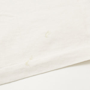新品未使用 SAINT Mxxxxxx セントマイケル SS TEE LOVE ヴィンテージ加工 ホワイト オーバーシルエット パロディロゴ 中古 4a002315