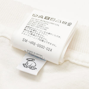 新品未使用 SAINT Mxxxxxx セントマイケル SS TEE LOVE ヴィンテージ加工 ホワイト オーバーシルエット パロディロゴ 中古 4a002315
