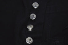 画像をギャラリービューアに読み込む, 新品同様 CHROME HEARTS クロムハーツ カーペンターパンツ ダブルニー コットン ブラック SV925 size31 中古 4b002354