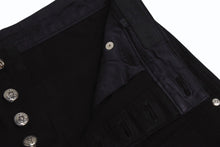 画像をギャラリービューアに読み込む, 新品同様 CHROME HEARTS クロムハーツ カーペンターパンツ ダブルニー コットン ブラック SV925 size31 中古 4b002354