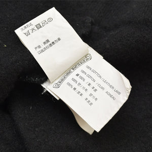 Very good condition CHROME HEARTS Hot pants Size S Tiny CH cross decoration Cemetery cross patch Black Used 4a002361