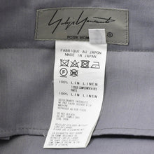 Load image into Gallery viewer, 極美品 Yohji Yamamoto POUR HOMME ヨウジヤマモト プールオム サイズ2 UNBALANCED PT TUCK PANTS タックパンツ グレー 4a002415