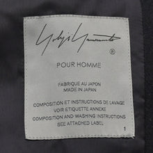 画像をギャラリービューアに読み込む, 極美品 Yohji Yamamoto POUR HOMME ヨウジヤマモトプールオム ゴールド刺繍ウールジャケット 1992AW ウール 幾何学模様 HE-J61-537 中古 4a002416