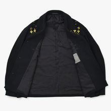 画像をギャラリービューアに読み込む, 極美品 Yohji Yamamoto POUR HOMME ヨウジヤマモトプールオム ゴールド刺繍ウールジャケット 1992AW ウール 幾何学模様 HE-J61-537 中古 4a002416