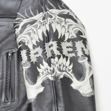 画像をギャラリービューアに読み込む, 極美品 SUPREME × Yohji Yamamoto Y's by Yohji Yamamoto Leather Jacket カウレザー ブラック ライダース シュプリーム スカル調 2025AW 中古 4a002417