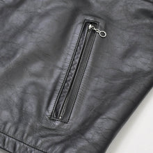 画像をギャラリービューアに読み込む, 極美品 SUPREME × Yohji Yamamoto Y's by Yohji Yamamoto Leather Jacket カウレザー ブラック ライダース シュプリーム スカル調 2025AW 中古 4a002417