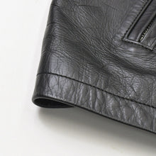 画像をギャラリービューアに読み込む, 極美品 SUPREME × Yohji Yamamoto Y's by Yohji Yamamoto Leather Jacket カウレザー ブラック ライダース シュプリーム スカル調 2025AW 中古 4a002417