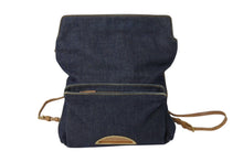 画像をギャラリービューアに読み込む, CHRISTIAN DIOR クリスチャンディオール マリスパール バックパック PZ0030 デニムキャンバス レザー 美品 中古 4b002426