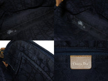 画像をギャラリービューアに読み込む, CHRISTIAN DIOR クリスチャンディオール マリスパール バックパック PZ0030 デニムキャンバス レザー 美品 中古 4b002426